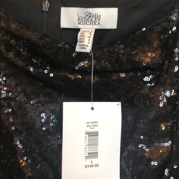 Badgley Mischa Wrap sequined skirt - Picture 8 of 9